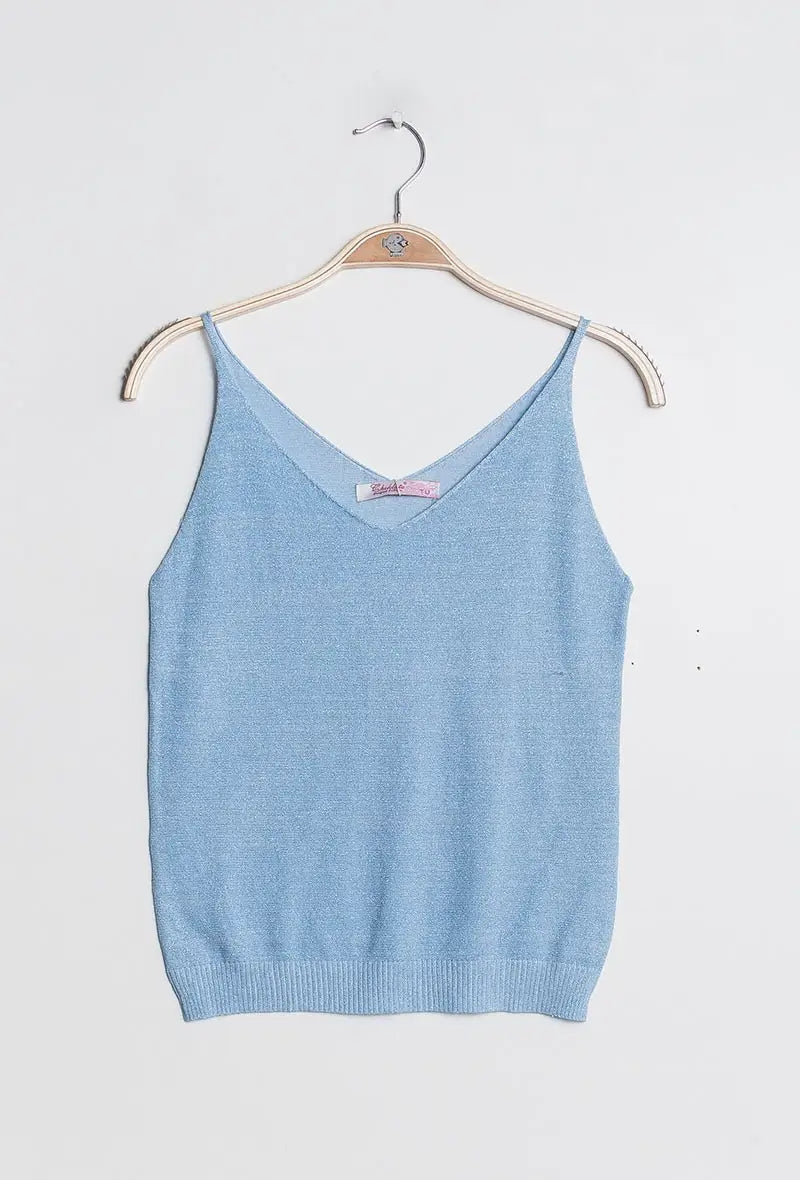 Lurex Strappy Vest