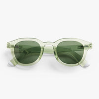Andy Glossy Sunglasses | Pistachio