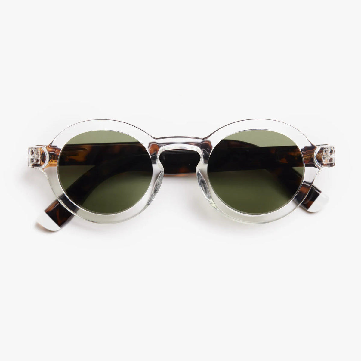 Charles Glossy Sunglasses | Crystal Combi