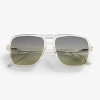 Jake Glossy Sunglasses | Clear
