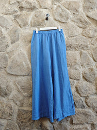 Wide Leg Linen Trousers