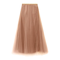 Tulle Layer Skirt in Caramel