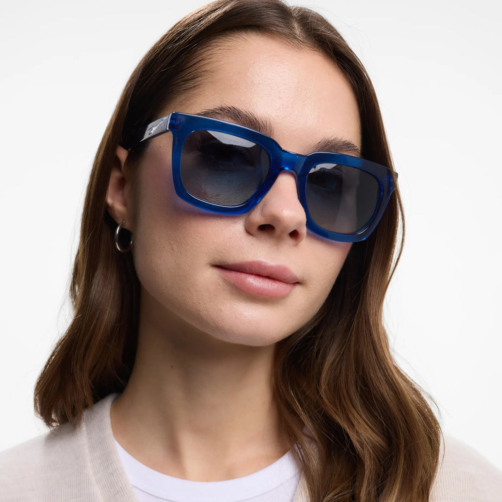 Max Sunglasses | Glossy Electric Blue