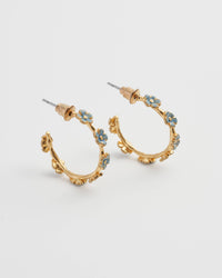 Forget-Me-Not Stud Hoops