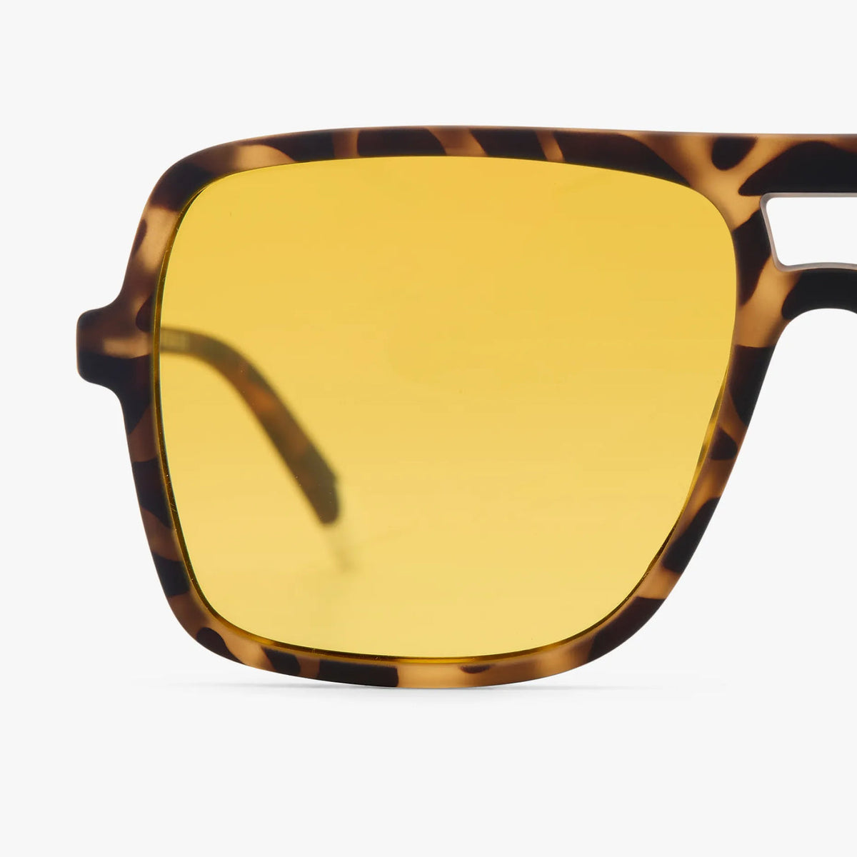 Jake Sunglasses | Tortoise Shell Matt Amber Lenses