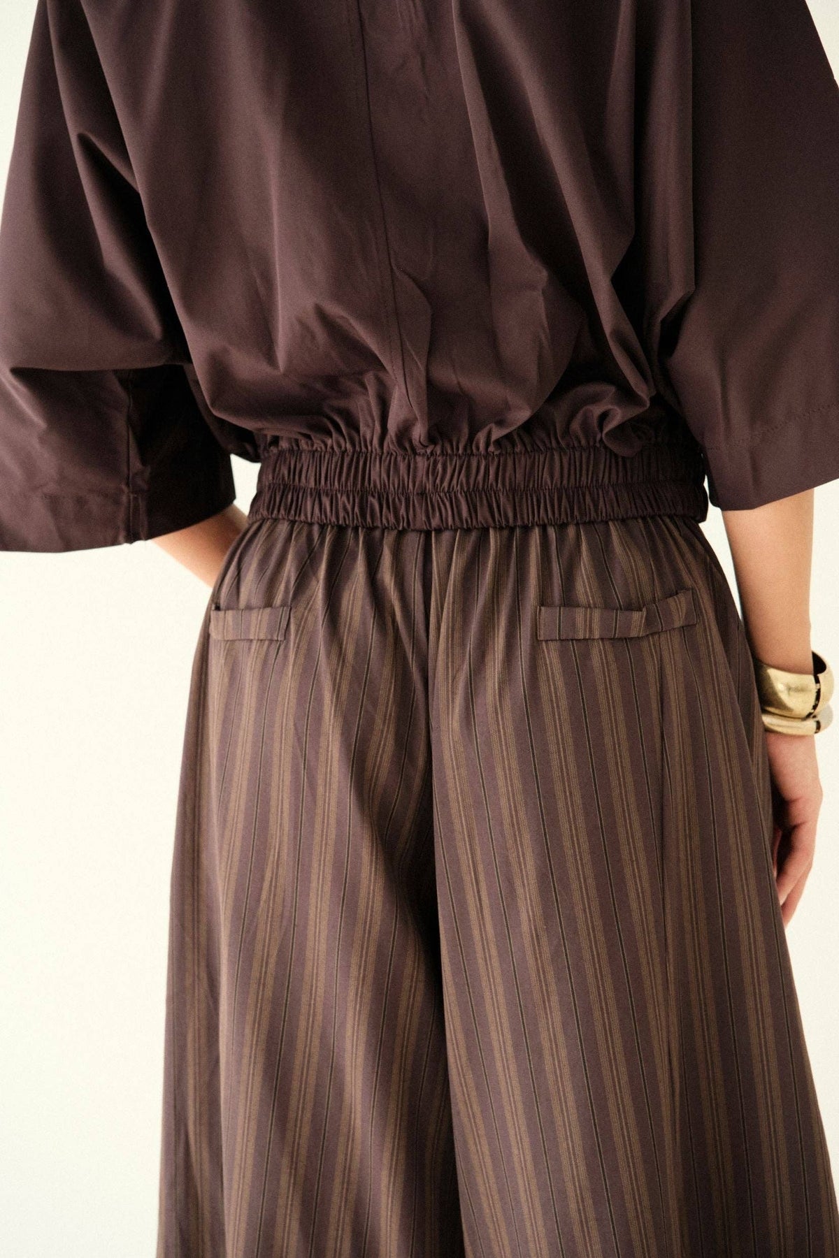 James Pants - Brown Striped