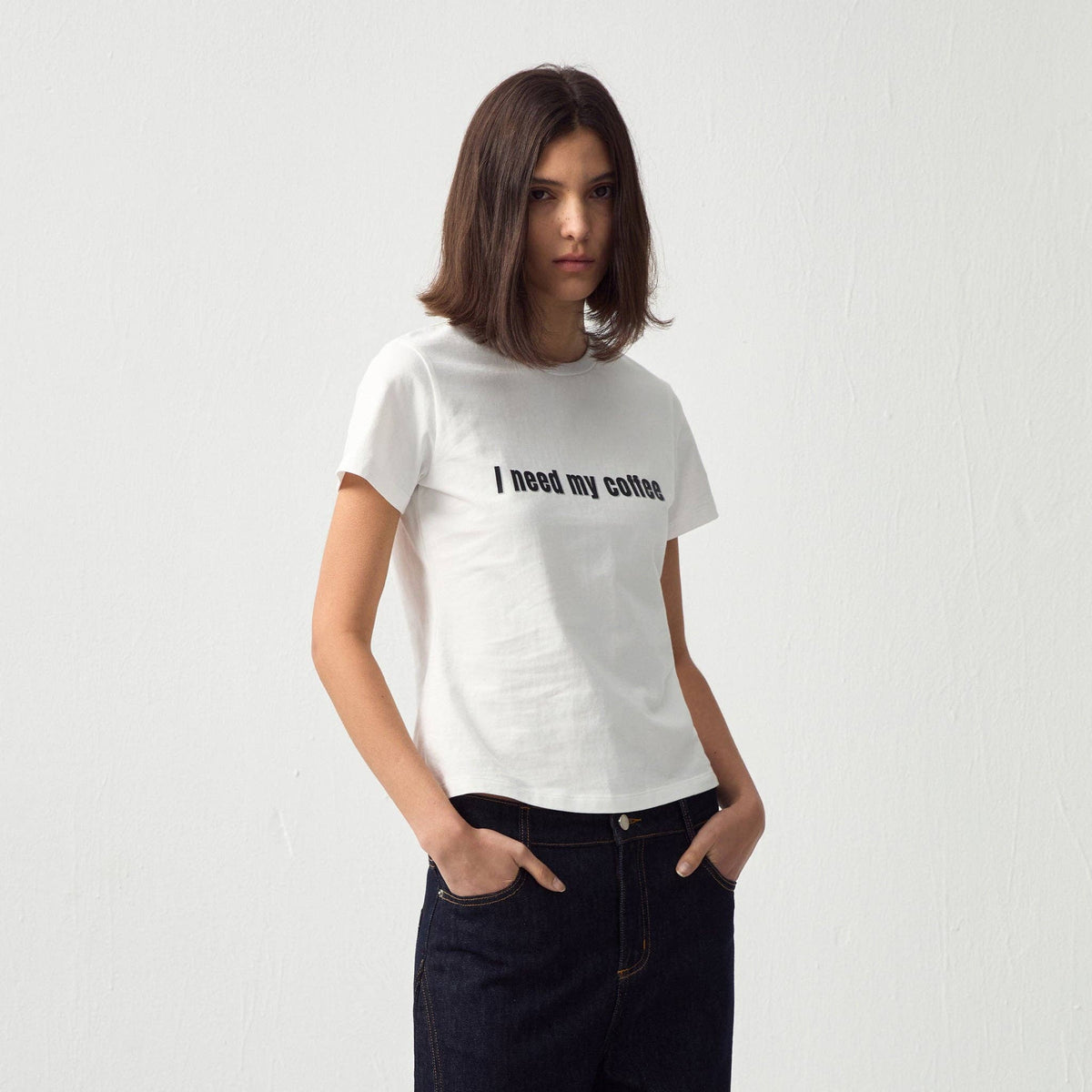 CUBIC 'need my coffee' T-Shirt