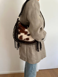 Daxy Shoulder Bag | Cow Print