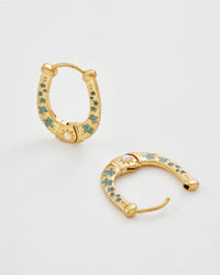 Horseshoe Hoop Earrings