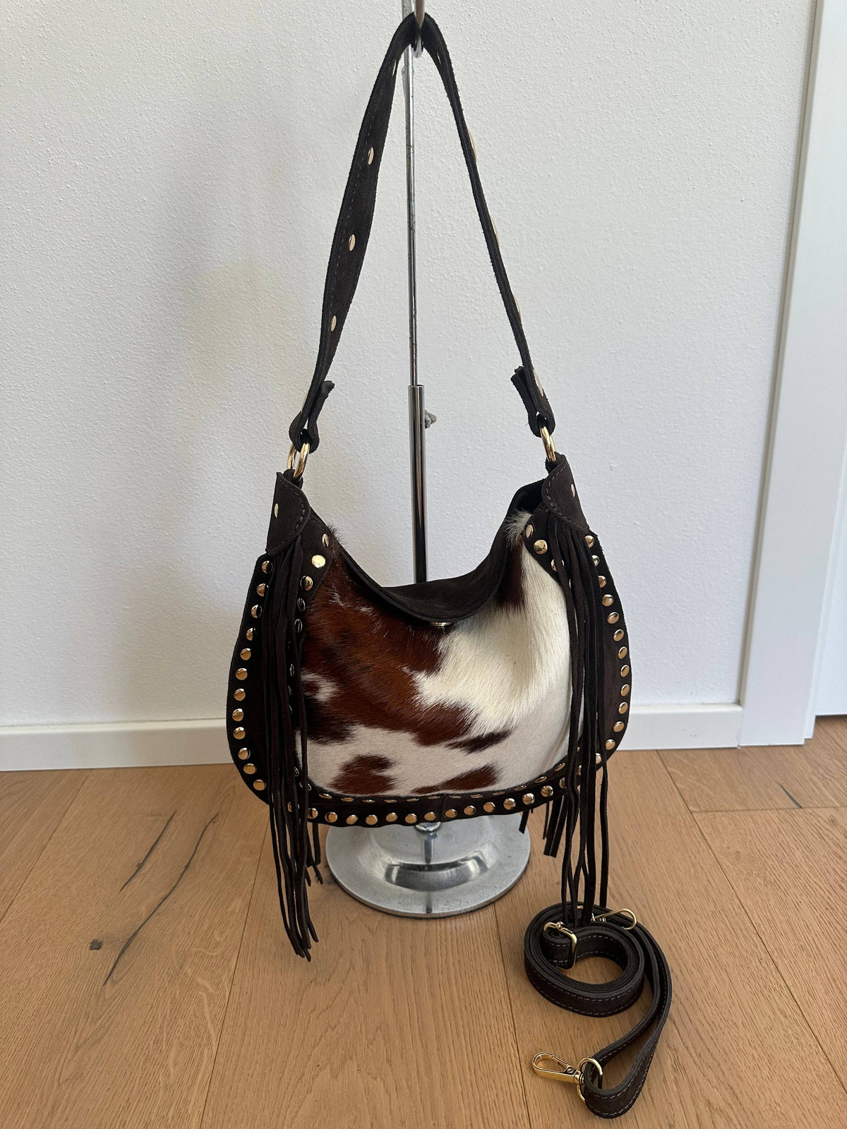 Daxy Shoulder Bag | Cow Print