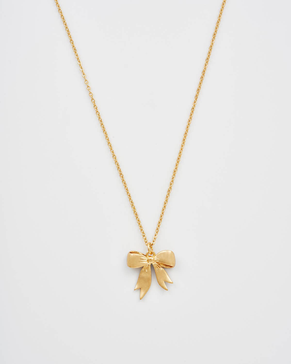 Bow Pendant Necklace
