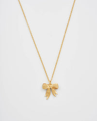 Bow Pendant Necklace