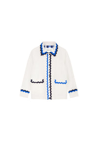 Melodie White & Blue Jacket