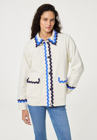 Melodie White & Blue Jacket