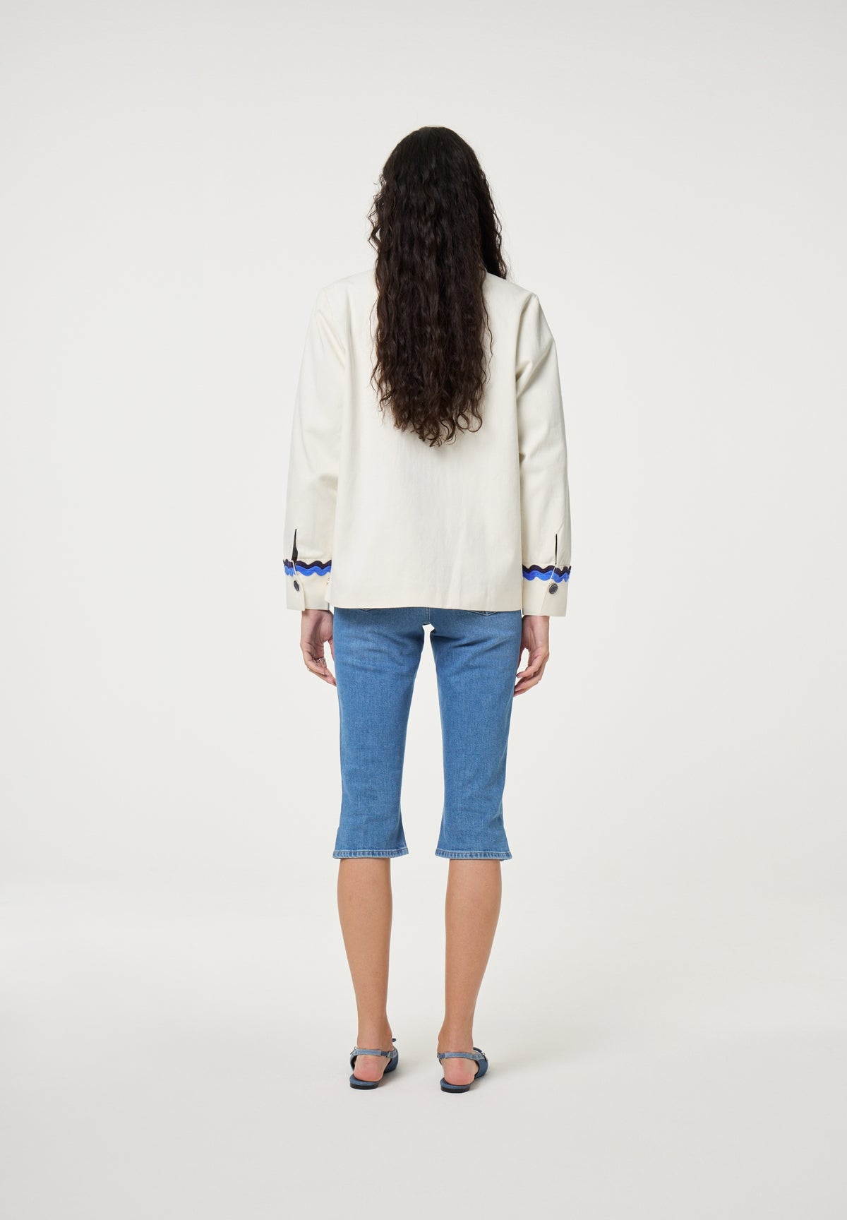 Melodie White & Blue Jacket