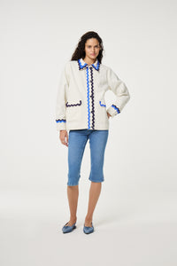 Melodie White & Blue Jacket