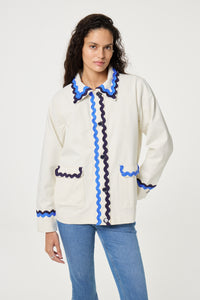 Melodie White & Blue Jacket