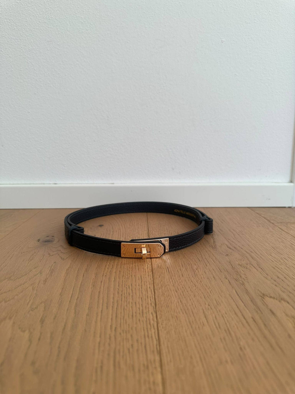 Maida Leather Belt | Black