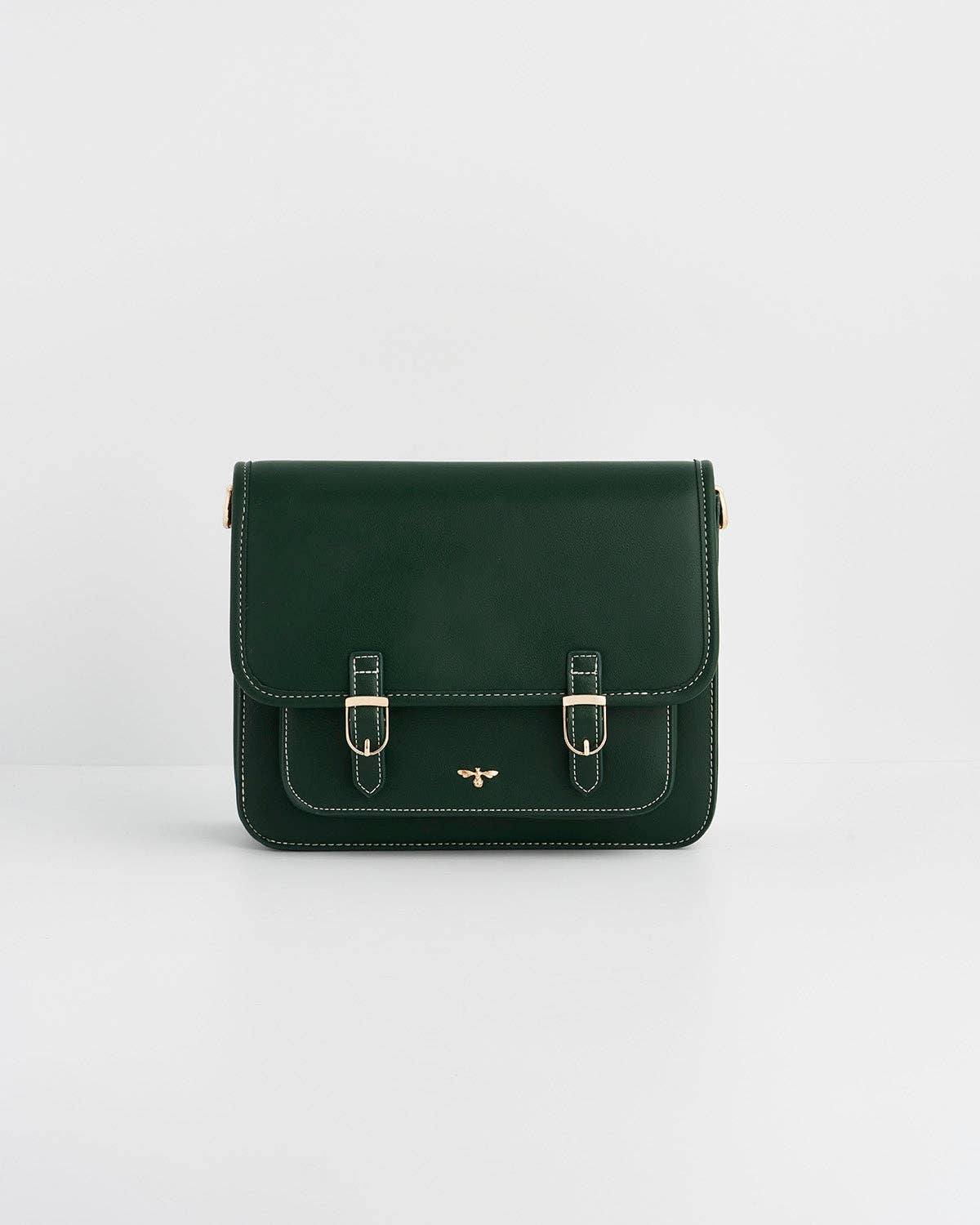 Into the Woods Green Classic Satchel