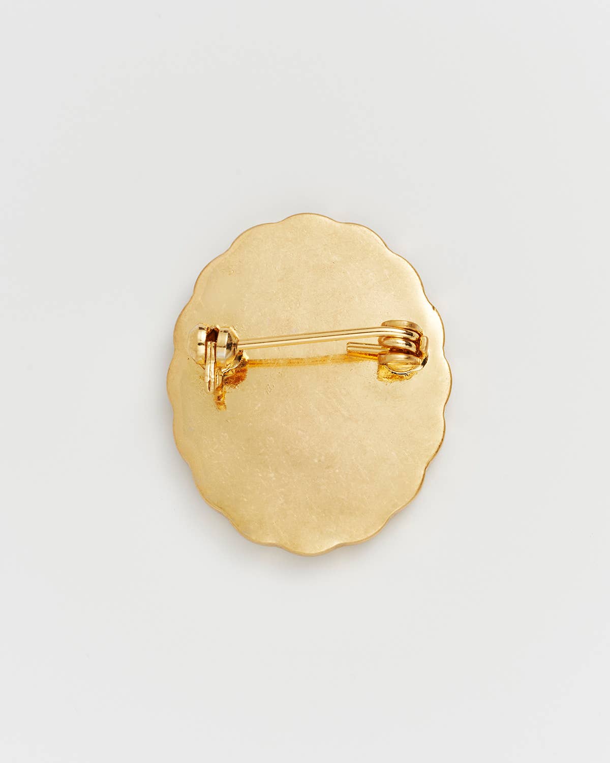 Forget Me Not Cameo Brooch