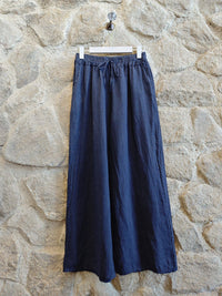 Linen Trousers with Elasticated Waist