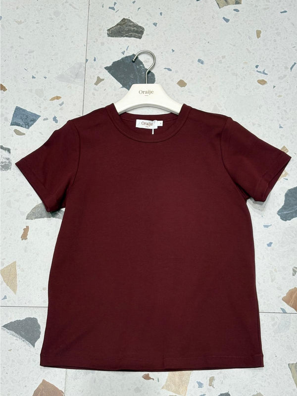 BASIC Burgundy T-Shirt