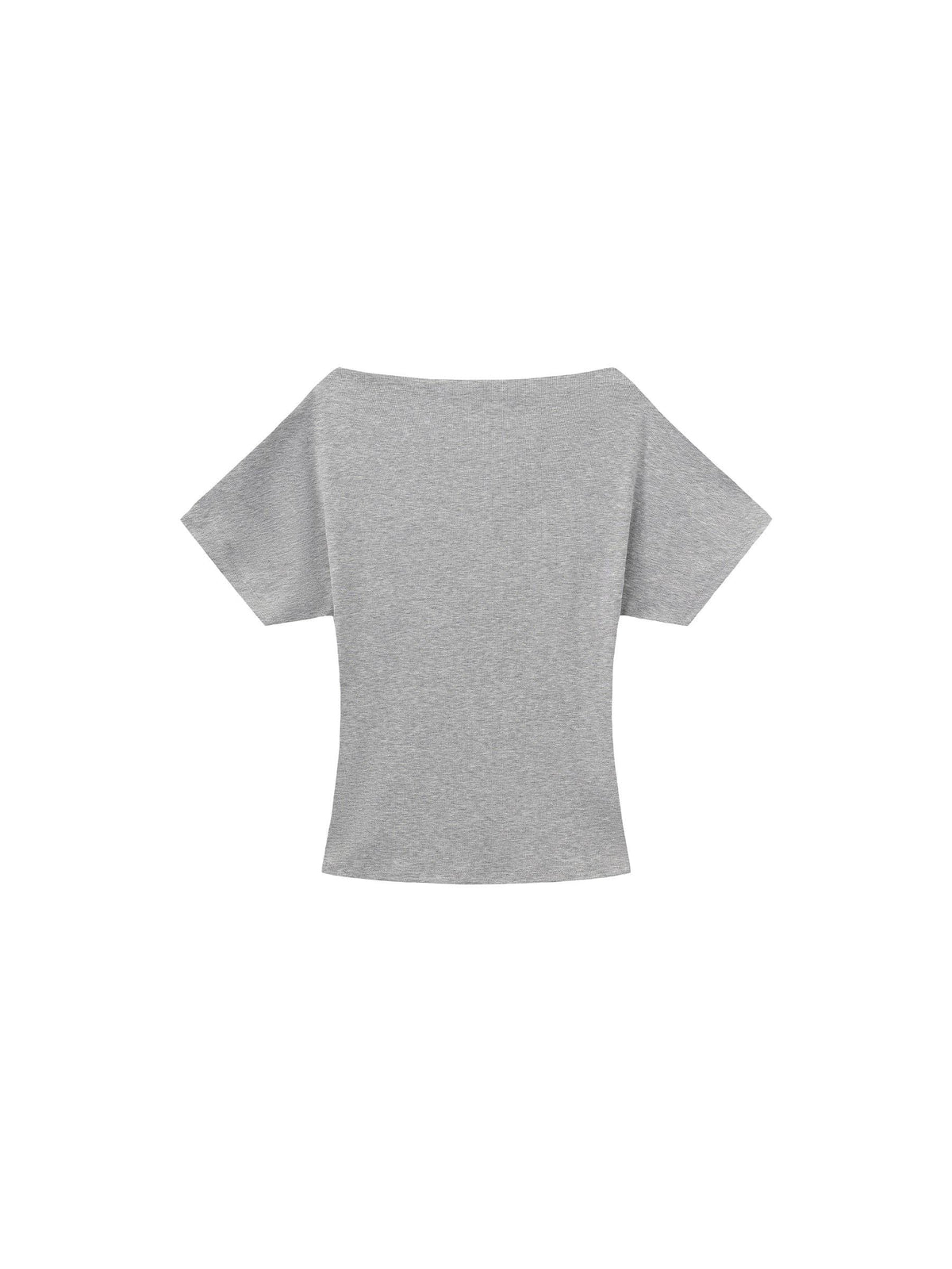 CUBIC Lyocell Blend Off-Shoulder Fitted Top