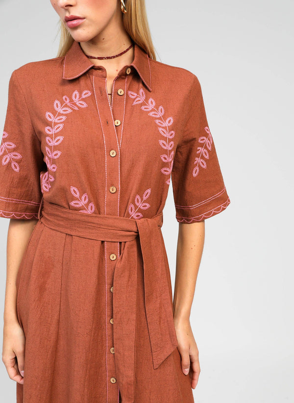 Osmina Dress | Caramel