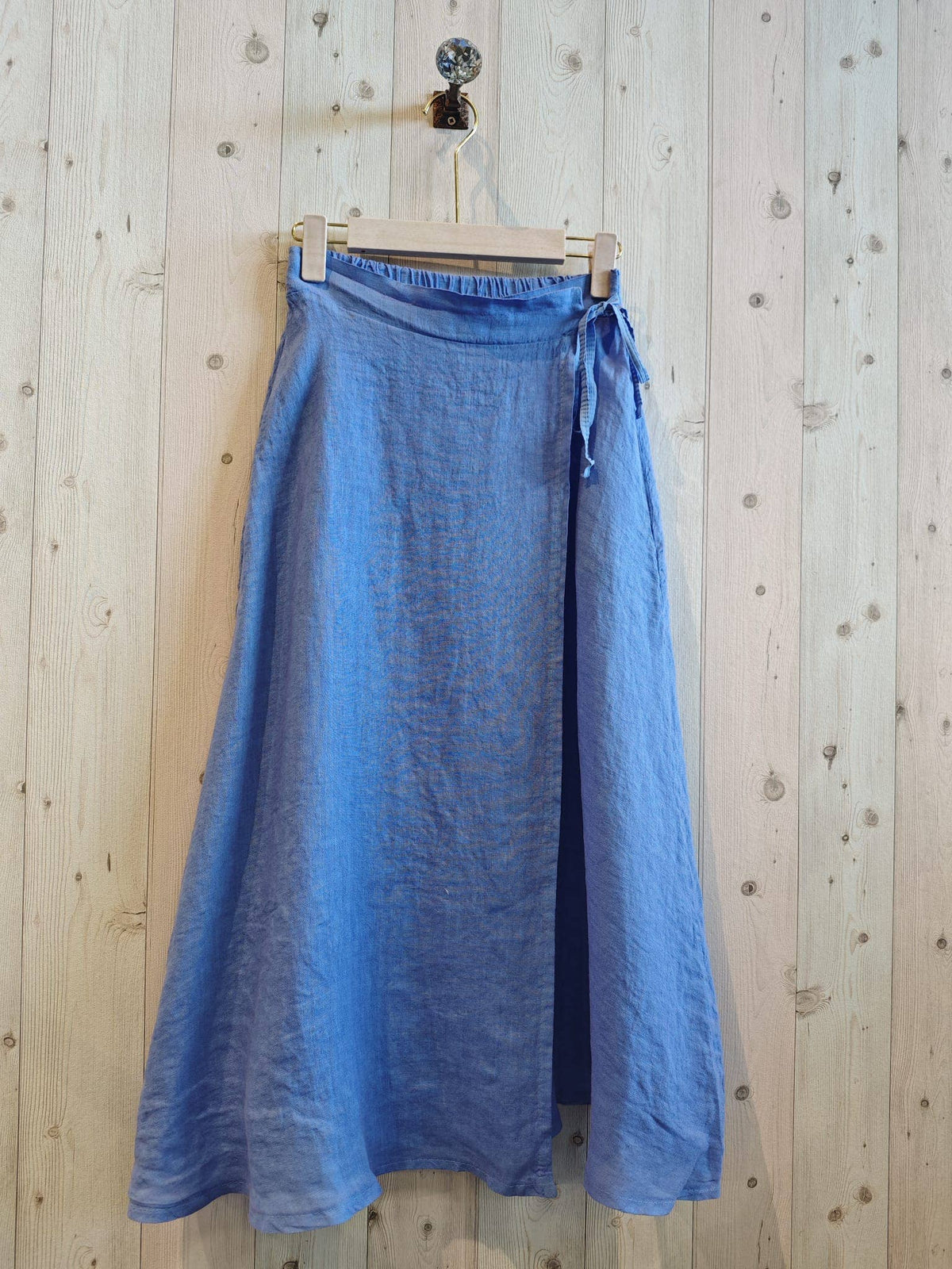 Linen Wrap Skirt