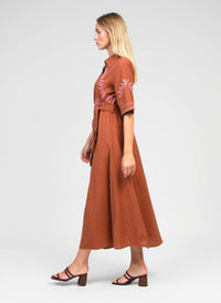Osmina Dress | Caramel