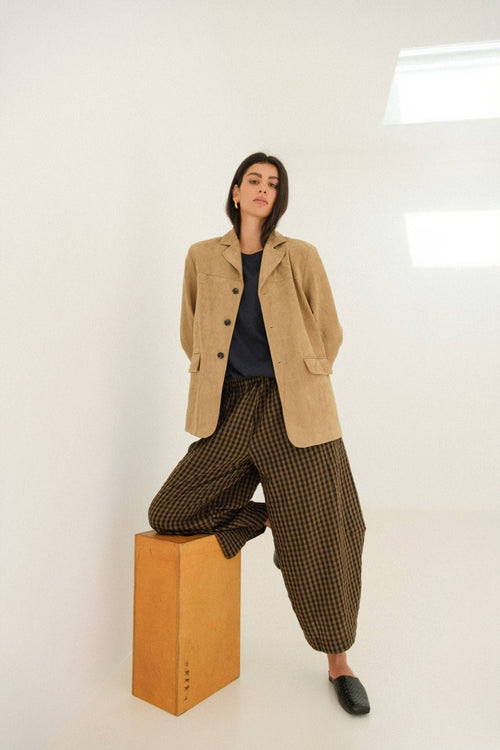 James Pants - Brown Plaid