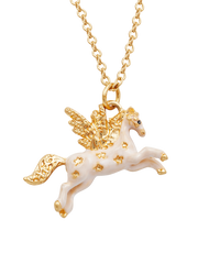 Gold Pegasus Necklace