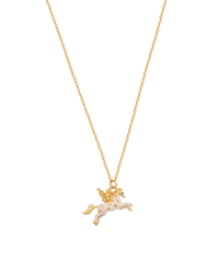 Gold Pegasus Necklace