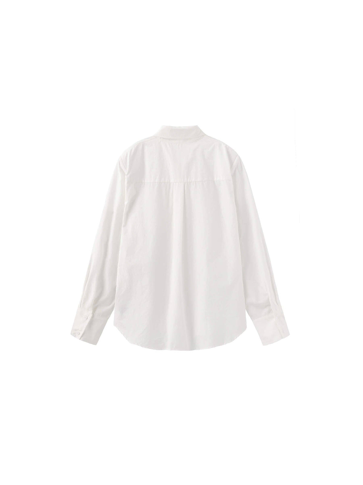 Vintage Tie Loose Striped Shirt | White