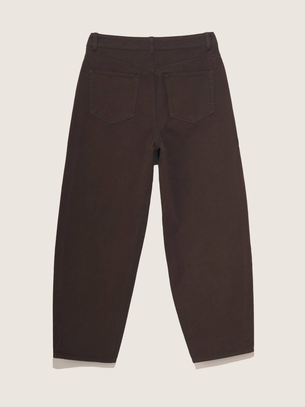 Bony Barrel Leg Jeans | Chocolate Brown