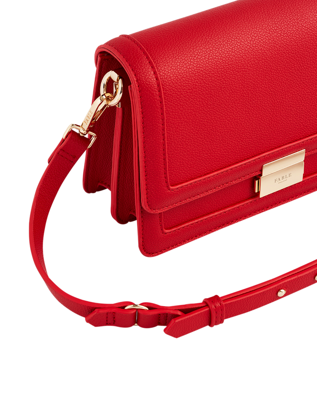 Kate Foldover Bag | Red