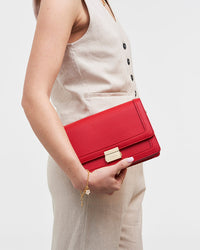 Kate Foldover Bag | Red