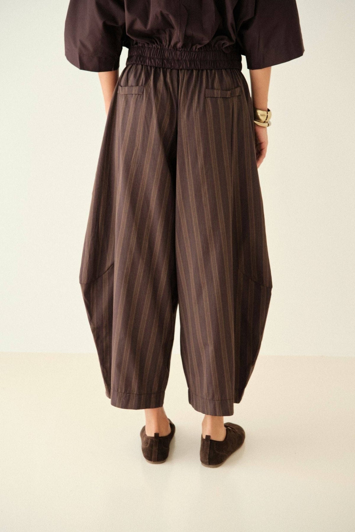 James Pants - Brown Striped