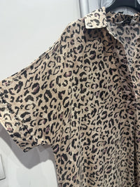 Tunic Shirt Dress | Leopard