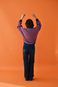 Pink and Blue Cler Jersey