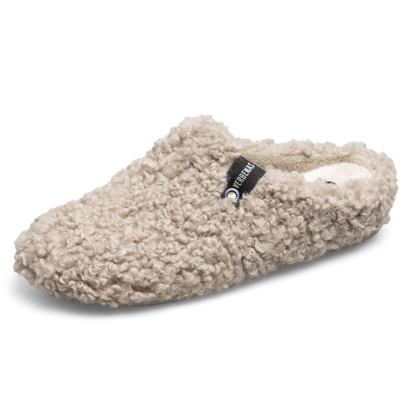 York Fluffy Slipper | Camel