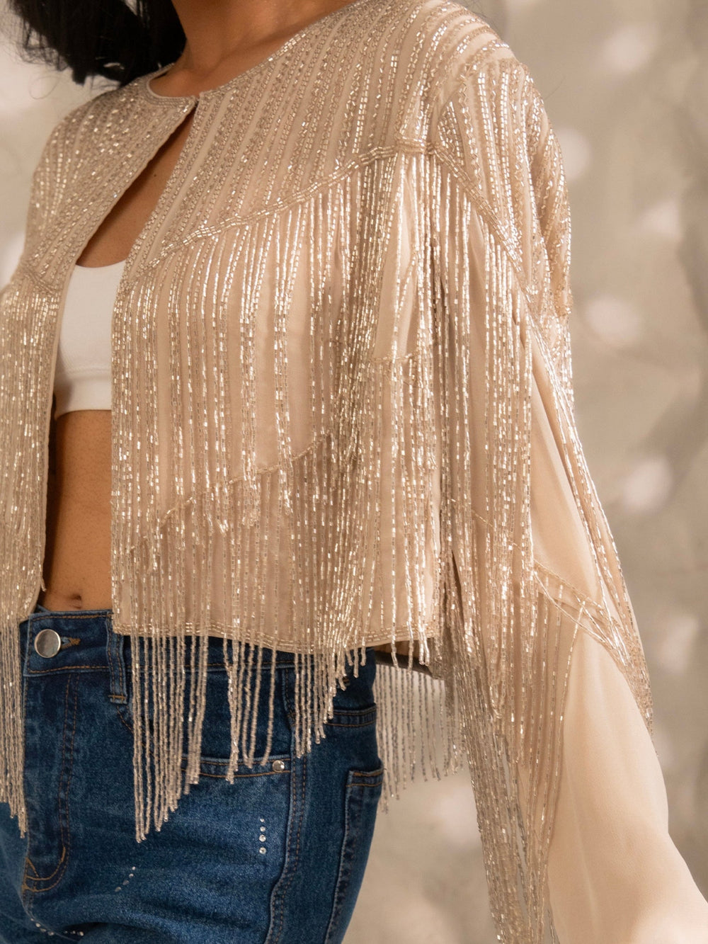 Scarlett Jacket Soft Pearl