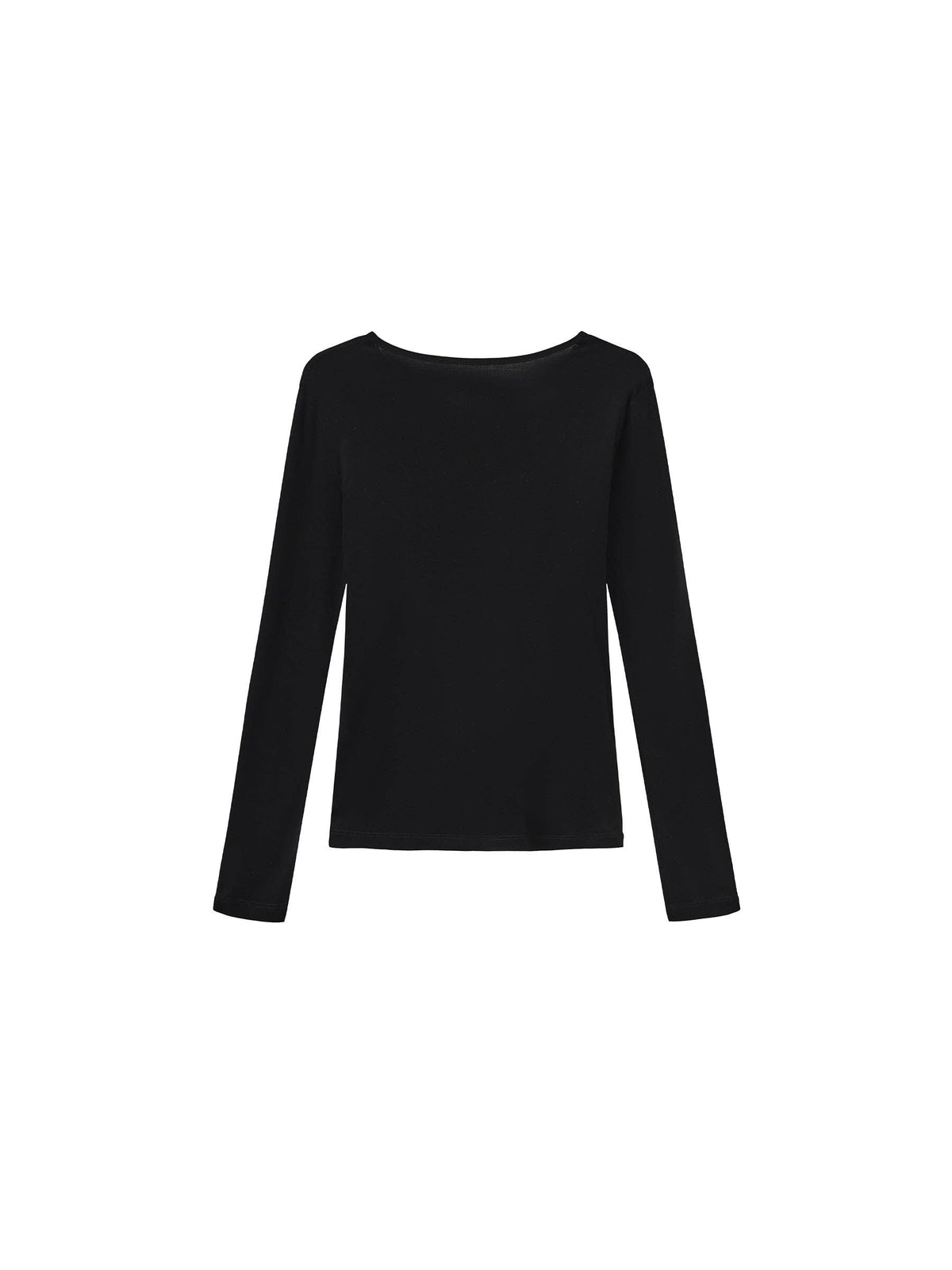 Basic Long-Sleeve Layering Top | Crew Neck