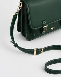 Into the Woods Green Classic Satchel