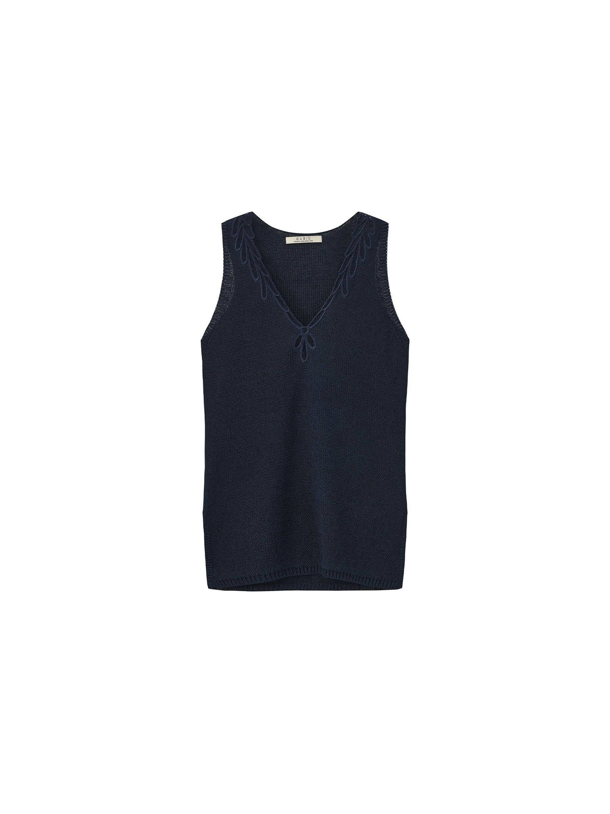CUBIC Paperfeel V-Neck Tank Top