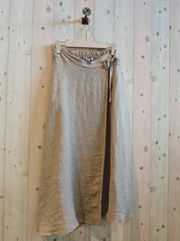 Linen Wrap Skirt