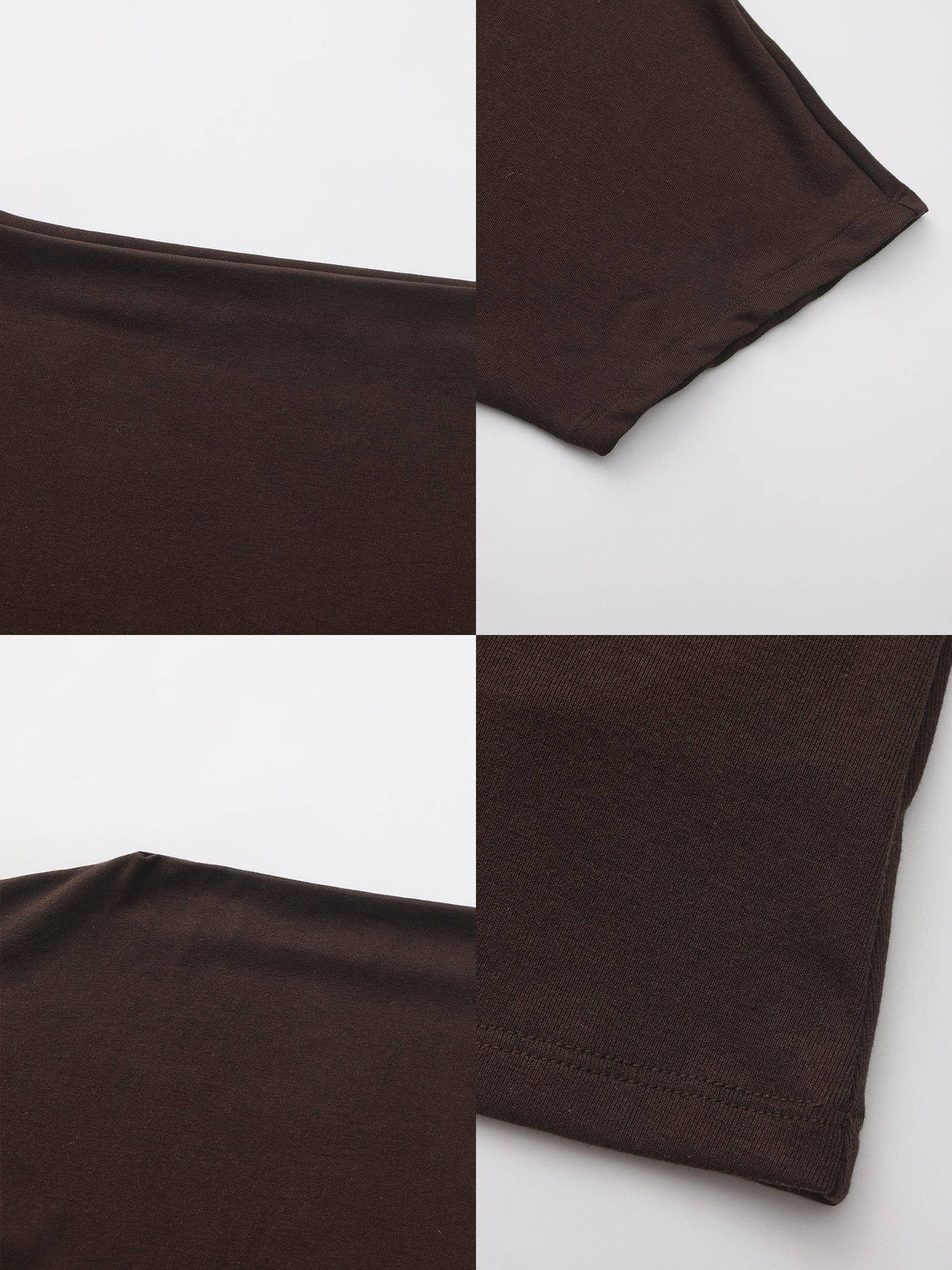 CUBIC Lyocell Blend Off-Shoulder Fitted Top