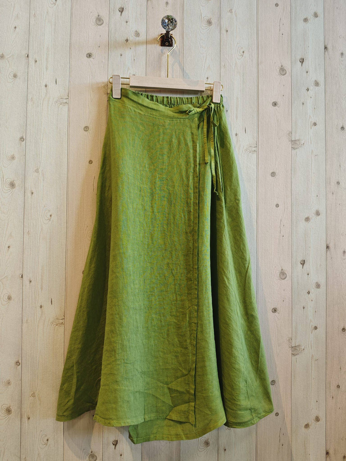 Linen Wrap Skirt