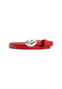 Kiss Me Leather Belt