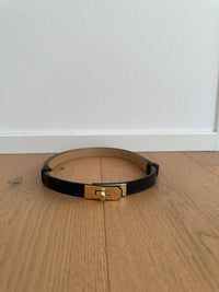 Maida Leather Belt | Black